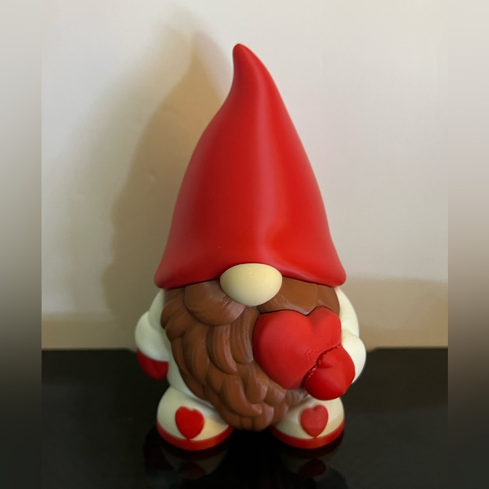 Valentine Day Gnome by 3D print